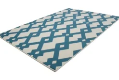 Discount Vloerkleed 100 Ivoor Turquoise Now! Vloerkleden