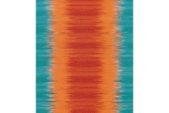 New Vloerkleed 8070 Oranje Blauw Sunset Vloerkleden