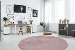 Vloerkleden-Divendo Vloerkleed 100 Roze Rabbit