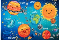 New Vloerkleed 230 Solar System Torino Kids Vloerkleden