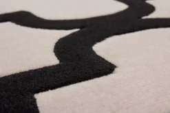 Outlet Vloerkleed 3097 Taupe Zwart Manolya Vloerkleden