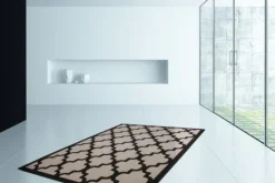 Outlet Vloerkleed 3097 Taupe Zwart Manolya Vloerkleden