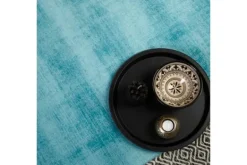 Vloerkleden-Viviendo Vloerkleed 220 Turqoise Maori