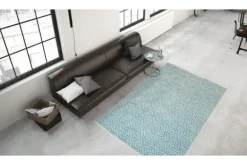 Vloerkleden-Divendo Vloerkleed 310 Turquoise Aperitif