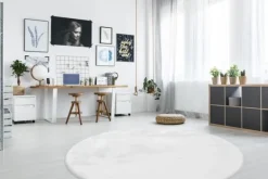 Outlet Vloerkleed 100 Wit Rabbit Vloerkleden