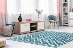 Best Vloerkleed 300 Wit Turquoise Now! Vloerkleden