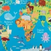 Vloerkleden-Viviendo Vloerkleed 233 World Map Torino Kids
