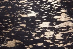 Discount Vloerkleed 110 Zwart Goud Glam Vloerkleden