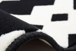 Vloerkleden-Divendo Vloerkleed 100 Zwart Wit Now!