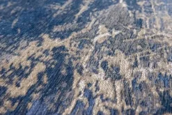 Vloerkleden-Louis de Poortere Vloerkleed Abyss Blue 8629 Mad Men Cracks |