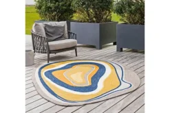 Vloerkleden-Brink & Campman Vloerkleed Aura Ochre 477306 Habitat |