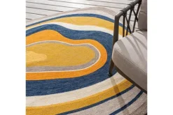 Vloerkleden-Brink & Campman Vloerkleed Aura Ochre 477306 Habitat |