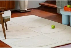 Vloerkleden-Orla Kiely Vloerkleed Ecru 158309 Solid Stem