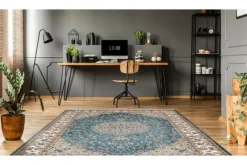 Vloerkleden-Divendo Vloerkleed Edinburgh Blauw Scotland