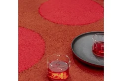 Hot Vloerkleed Festival Dots Red 495800 Habitat | Vloerkleden