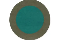 Outlet Vloerkleed Festival Round Aqua 496308 Habitat | Vloerkleden