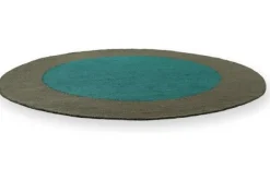 Outlet Vloerkleed Festival Round Aqua 496308 Habitat | Vloerkleden