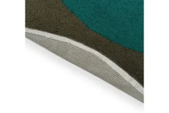 Outlet Vloerkleed Festival Round Aqua 496308 Habitat | Vloerkleden