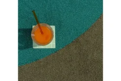 Outlet Vloerkleed Festival Round Aqua 496308 Habitat | Vloerkleden