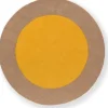 Vloerkleden-Brink & Campman Vloerkleed Festival Round Yellow 496306 Habitat |