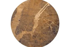 Vloerkleden-Louis de Poortere Vloerkleed Gatsby Gold 9315 Cities |