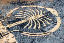 Best Vloerkleed Gold Sea 9698 rond | Dubai Cities | Vloerkleden