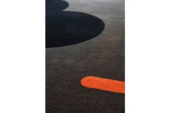 Vloerkleden-Orla Kiely Vloerkleed Graphite 060605 Geo Flower