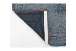 Vloerkleden-Louis de Poortere Vloerkleed Grey Turquoise 8255 Fading World Medallion |