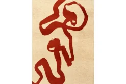 Vloerkleden-Louis de Poortere Vloerkleed Imperial Red 9847 Ribbon |