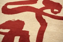 Vloerkleden-Louis de Poortere Vloerkleed Imperial Red 9847 Ribbon |