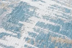 Vloerkleden-Louis de Poortere Vloerkleed Long Island Blue 8718 Atlantic Streaks |