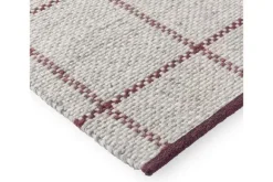 Sale Vloerkleed Matter Check Ash-Stone Red 49100 Craft | Vloerkleden