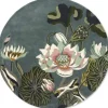Outlet Vloerkleed Midnight Pond 038608 Waterlily | Vloerkleden