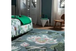 Vloerkleden-Wedgwood Home Vloerkleed Midnight Pond 038608 Waterlily |