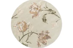 Vloerkleden-Laura Ashley Vloerkleed Natural-Sage Green 081307 Gosford