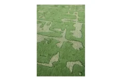 Vloerkleden-Louis de Poortere Vloerkleed Perriers Green 9202 Baobab |