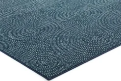 Vloerkleden-Brinker Vloerkleed Royal Blue Swirl FloorArt |