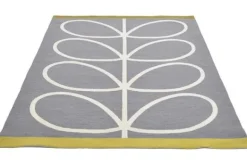 Vloerkleden-Orla Kiely Vloerkleed Slate 460605 Giant Lineair Stem