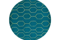 Vloerkleden-Wedgwood Home Vloerkleed Teal 37307 Arris |