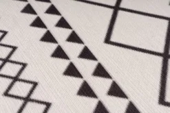 Vloerkleden-Divendo Vloerkleed wit zwart Maya