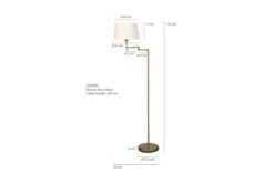 Hot Vloerlamp 5894BR  Mexlite Vloerlampen
