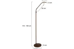Vloerlampen-Steinhauer Vloerlamp 7910BR Zenith