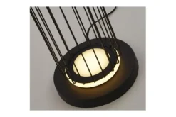 Vloerlampen-Searchlight Vloerlamp EU54211-1BK Circolo Cage