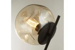 Vloerlampen-Searchlight Vloerlamp EU22122-1BK Punch