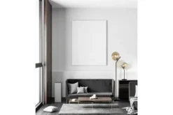 Vloerlampen-Searchlight Vloerlamp EU22122-1BK Punch