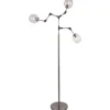 Vloerlampen-Toms Luxury Lights Vloerlamp 3-lichts Zwart Cas