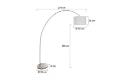 Vloerlampen-Steinhauer Vloerlamp 7977ST Solva Mexlite