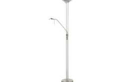 Outlet Vloerlamp Zilver Luna Vloerlampen