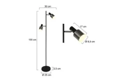 Online Vloerlamp 1702ZW Fjorgard Vloerlampen