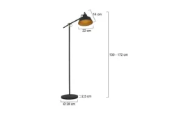 Vloerlampen-Steinhauer Vloerlamp 1322ZW Nové Mexlite
